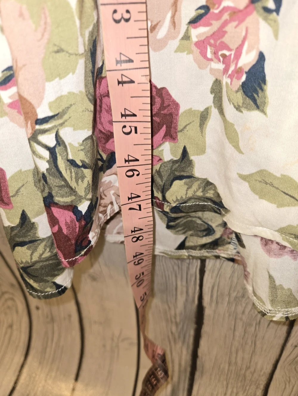 Chiasso Floral Midi Dress Cottagecore Lace Up Back Button Front  Women’s 11/12 - Picture 5 of 7